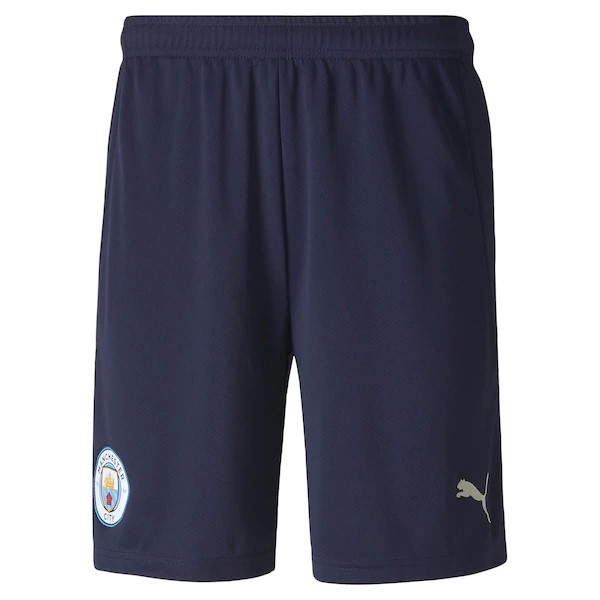 Pantalones Manchester City Tercera 2020-2021 Azul